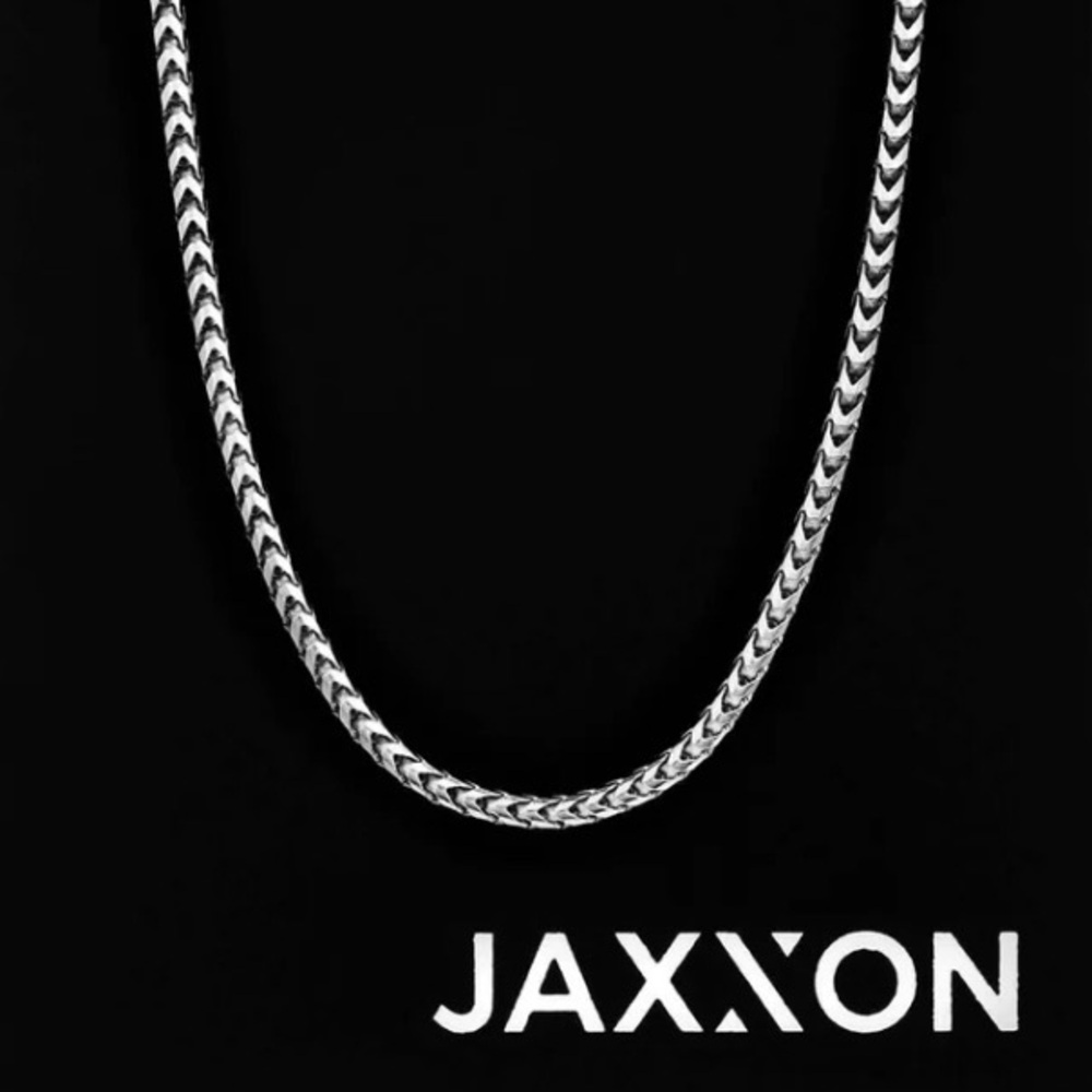 JAXXON Franco 24 Inch 2.5 MM Silver Chain